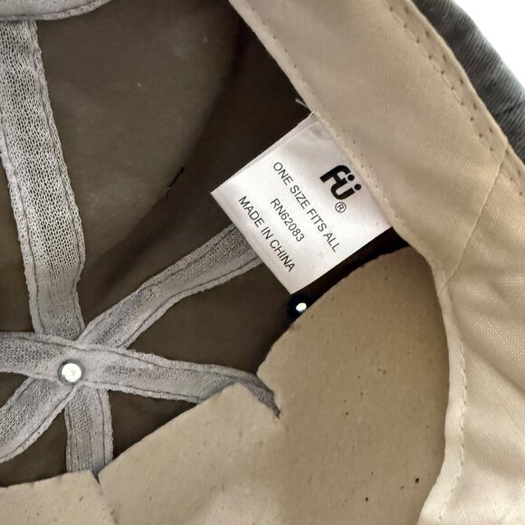 Vintage Hollywood Park adjustable baseball cap cotton teal/od 1999 - Picture 3 of 6